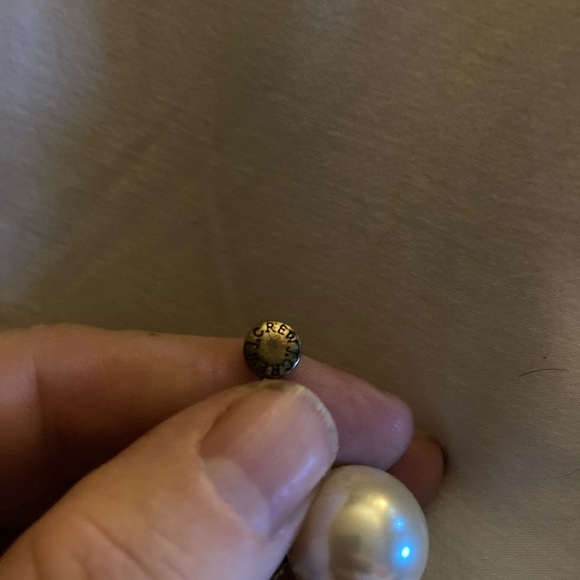 J. Crew White Pearl and Silver Crystal Bracelet - Picture 3 of 3